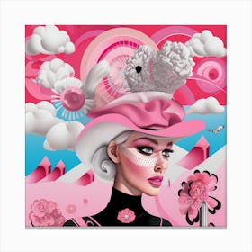 Pink Hat Canvas Print