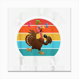 Thanksgiving For Boys Toddlers Coolest Turkey Canvas Print