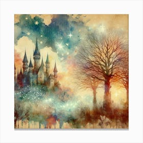 Fairytale Castle 1 Canvas Print