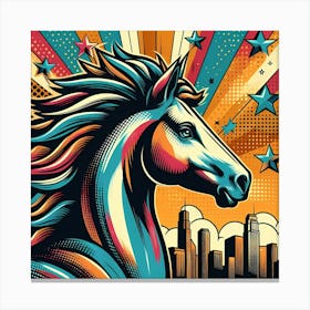 Pop Horse 2 Canvas Print