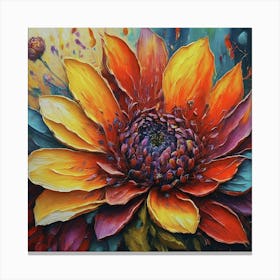 Dahlia 25 Canvas Print