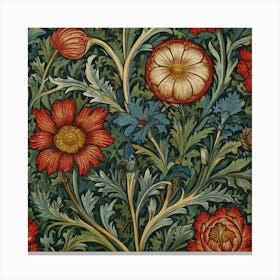 William Morris Flower Canvas Print