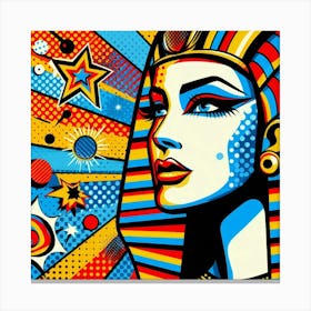 Pop Egyptian Noura Shine Canvas Print