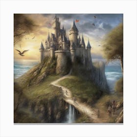 Castle On The Hill Canvas Print