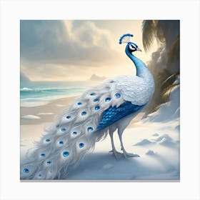 Peacock 1 Canvas Print