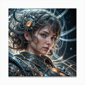 Sci-Fi Girl Canvas Print