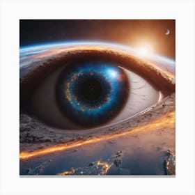 Planets Eye Canvas Print