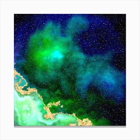 100 Nebulas in Space with Stars Abstract n.098 Canvas Print