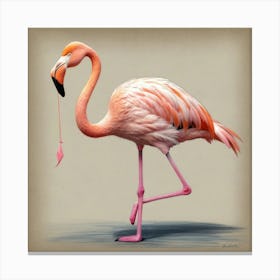 Flamingo 46 Canvas Print