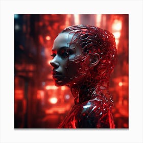 Cybernetic Woman 2 Canvas Print