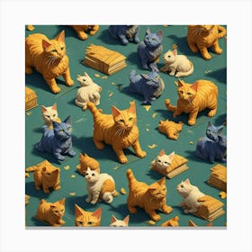 Cat'S Life Canvas Print