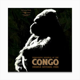 Congo Virunga National Park Canvas Print