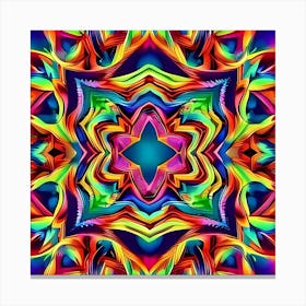 Psychedelic Mandala 1 Canvas Print