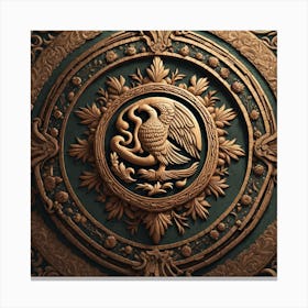 Mexican Eagle 3 Canvas Print