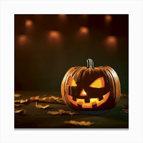 Halloween Pumpkin Canvas Print