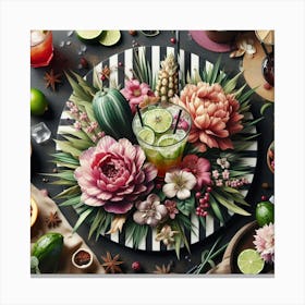 Floral Arrangement Canvas Print