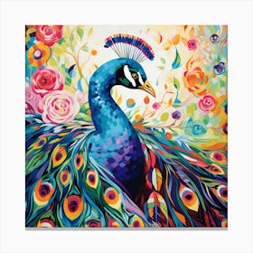 Peacock 4 Canvas Print