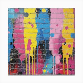 Graffiti Wall Art 12 Canvas Print