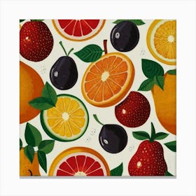 Fruit Pattern 2 Canvas Print