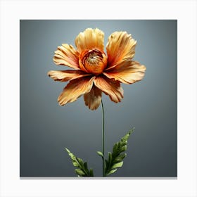 3d Rendering Of A Flower Canvas Print