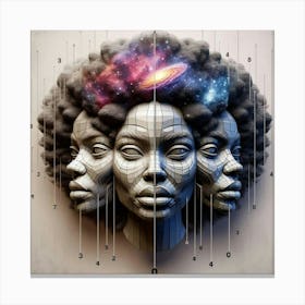 Afrocosmos Canvas Print