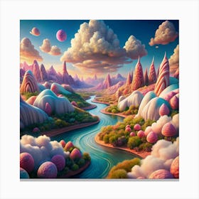 'Candy Valley' Canvas Print