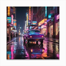 Nyc At Night art print Canvas Print