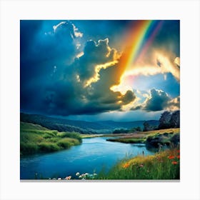 Rainbow Island Canvas Print