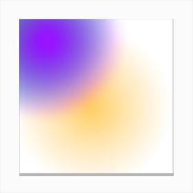 Abstract Purple And Yellow Canvas Print