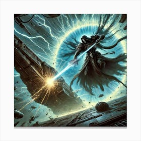 Void Reaper Grav Cutter Blade Canvas Print