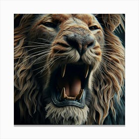 Roaring Lion Canvas Print
