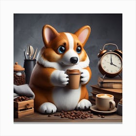 Corgi 2 Canvas Print