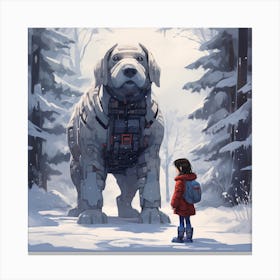 By-Tor And The Snow Dog 4 Canvas Print