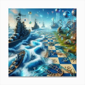 Games #6 by Cam Views Canvas Print