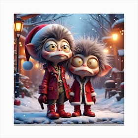 Christmas Elves 13 Canvas Print