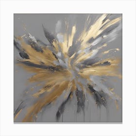 Gold Burst Canvas Print