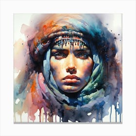 Powerful Tuareg Woman #4 Canvas Print