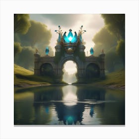 Gate Of Legends Canvas Print