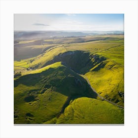 Aerial View Of The Moors 9 Canvas Print