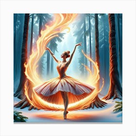 Dance With Fire Canvas Print