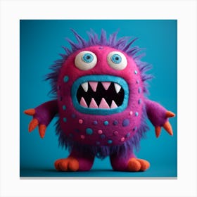 Monster 3d Canvas Print