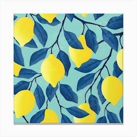 Lemons On A Branch Canvas Print