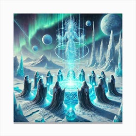 Icebound Order Spiritual Connection Canvas Print