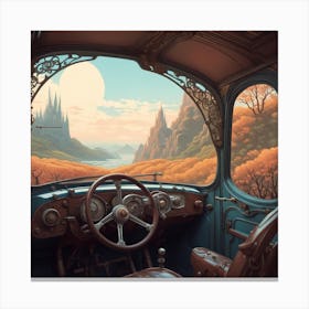 Steampunk Interior Canvas Print