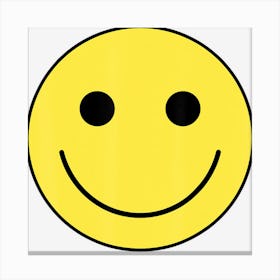 Smiley Face Canvas Print