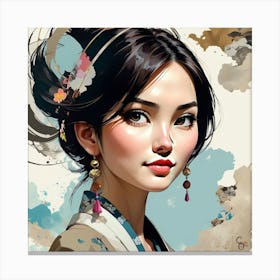 Chinese Girl 2 Canvas Print