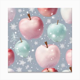 Seamless Apple Pattern Canvas Print