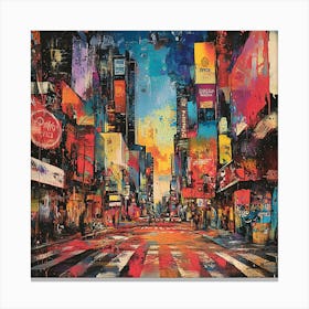 Times Square 2 Canvas Print