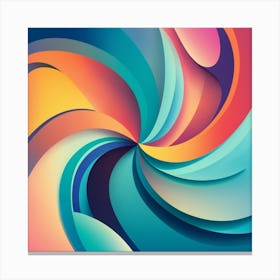 Abstract Wave Canvas Print