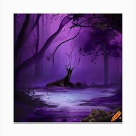 Dark Forest Canvas Print